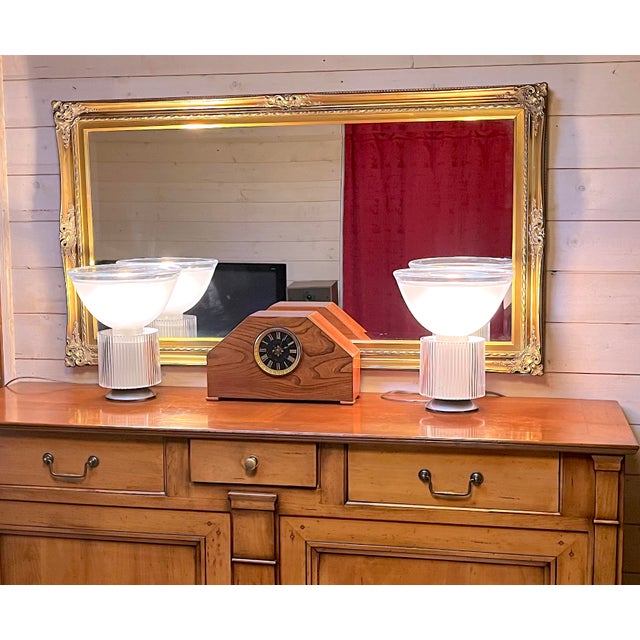 Pair of Massimo Vignelli for IGuzzini Table Lamps, Lucite Metal, Italy 1990 For Sale - Image 10 of 12