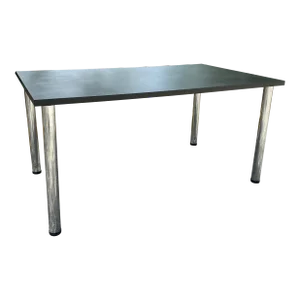 Postmodern Italian Formica and Chrome Dining Table 1970s