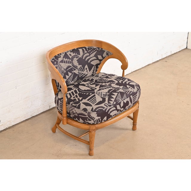 Tomlinson Tomlinson Mid-Century Modern Sculpted Walnut Club Chair or Lounge Chair, 1960s For Sale - Image 4 of 12