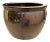 Vintage Metallic Bronze Finish Gainey Pottery Planter/Cachepot For Sale