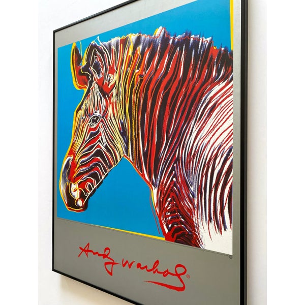Andy Warhol Foundation Vintage 1999 Lithograph Print Framed Pop
