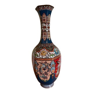 Early 20th Century Japanese Cloisonné Vase For Sale