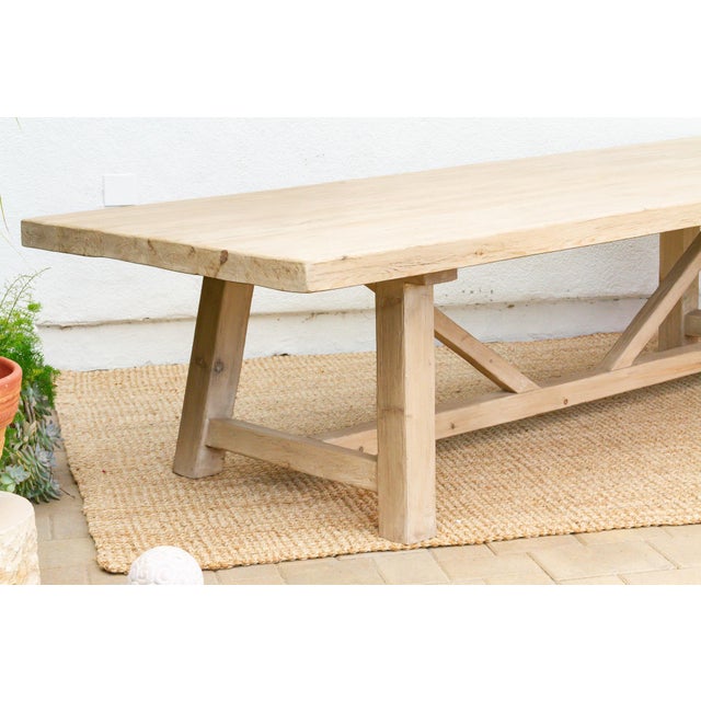 Monumental French Basque Style Dining Table For Sale - Image 10 of 12