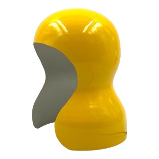 1970s Space Age Yellow Table Lamp, Italy For Sale