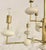 Arteriors Home Arteriors Modern Ricestone and Brass Vista Chandelier For Sale - Image 4 of 5