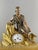 Early 19th Century Empire Clock in Gilt and Patinated Bronze For Sale - Image 4 of 11
