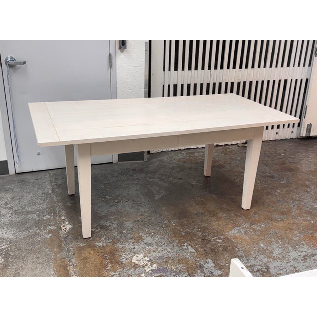 Serena & Lily Serena & Lily Beach House Extension Dining Table in Saltwashed Oak For Sale - Image 4 of 12