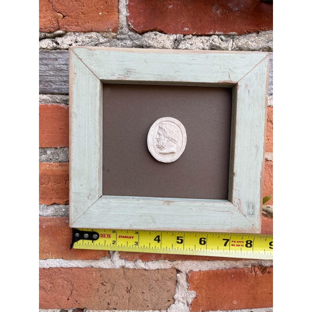 Classical Framed Grand Tour Intaglios in 1880s Pine Frame For Sale - Image 4 of 9