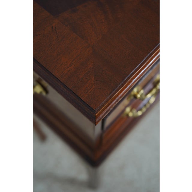Wood Baker Colonial Williamsburg Collection Mahogany Silver Chest For Sale - Image 7 of 12