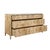 Worlds Away Matthew Izzo Home Carnegie Burlwood Seven Drawer Chest With Brass Knobs For Sale - Image 4 of 9