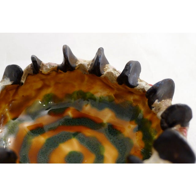 Black Mid-Century Organic Ashtray, 1960s For Sale - Image 8 of 13