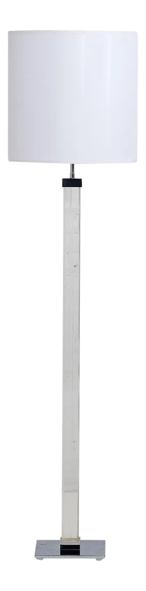 Karl Springer Lucite Floor Lamp, 1970