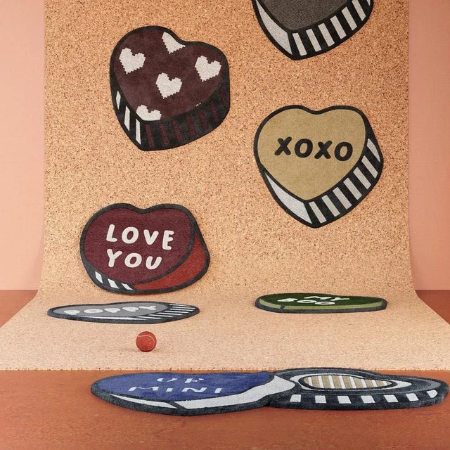 Tapis XOXO Pet Rug by TAPIS Studio For Sale - Image 4 of 5