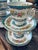 English Vintage Crown Staffordshire Lyric Tunis Blue Fine Bone China – 6 Small Teacups & Saucers – 12 Piece Set – England For Sale - Image 3 of 12