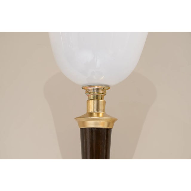 Mazda table lamp with the original cable and plug, designed in the Art Deco era in France. This piece has an attribution...