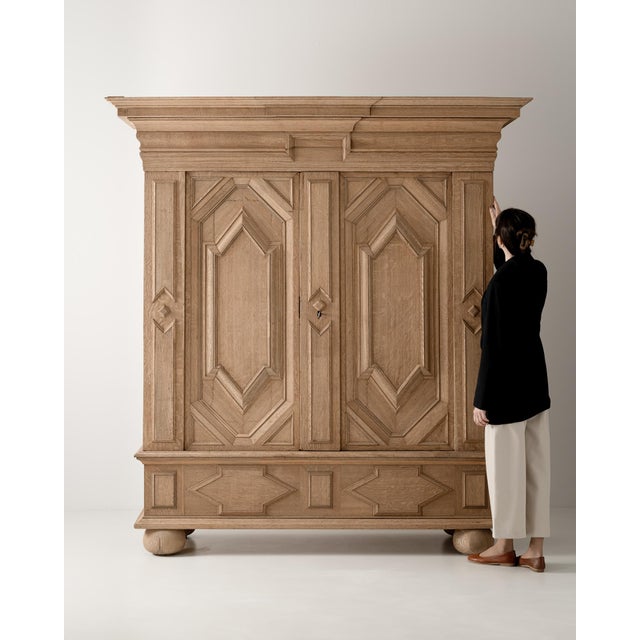 19th Century Oak Baroque Cabinet For Sale - Image 17 of 18