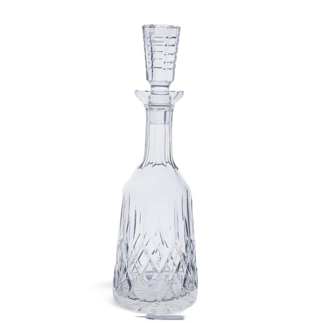 Late 20th Century Waterford Crystal Lismore Tall Wine Decanter With Stopper For Sale - Image 10 of 13
