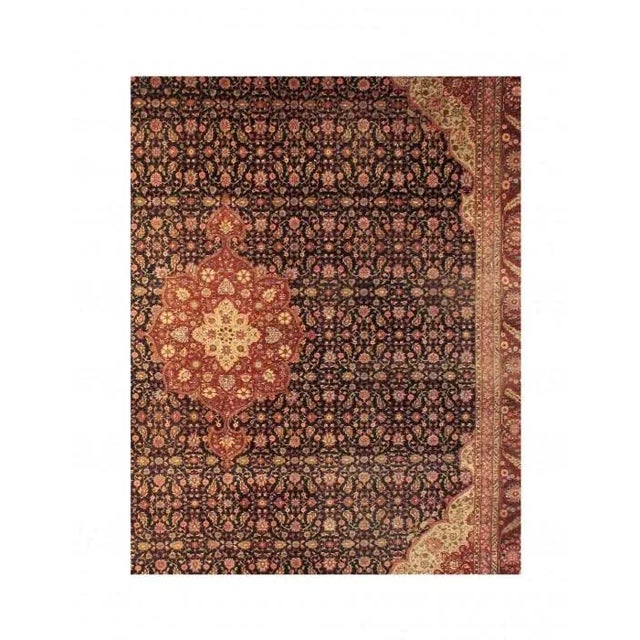 Fine Genuine Sivas Turkish rug. Hand-knotted Turkish rug. 100% hand-spun lamb's wool rug with all natural dyes. This rug...