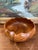 Mid 20th Century Vintage Hand-Carved Decorative Wood Bowl by Pacific Traders - Made in the Philippines for Aloha Hawaii For Sale - Image 5 of 9