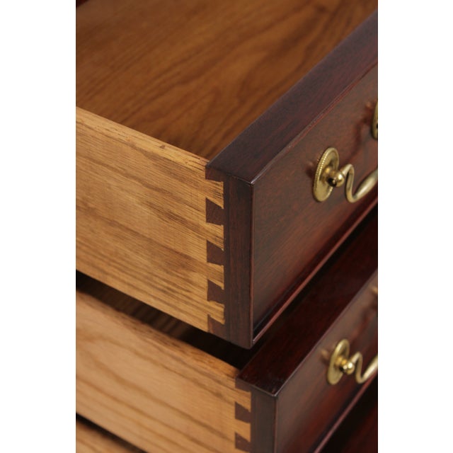 Wood Pair Henkel Harris no.116 Mahogany Nightstands For Sale - Image 7 of 14