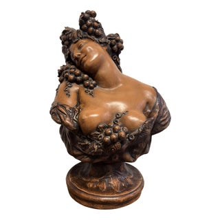 Vintage Terracotta Sculpture, 1920 For Sale