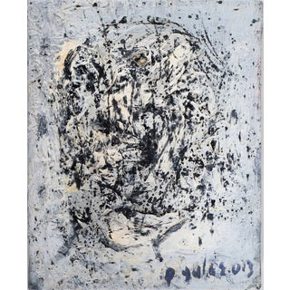 Dyap Guler, Abstract Skull, Mixed Media on Canvas For Sale