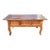 French Chestnut Farmhouse Coffee Table W/Storage For Sale