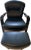 PACE COLLECTION Style Black Leather chair and ottoman crafted in rosewood and ebony. Unique curved arm design and modern...