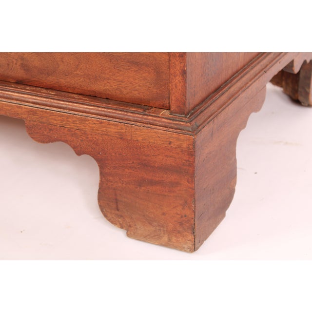 Wood American Chippendale Mahogany Chest on Chest For Sale - Image 7 of 11