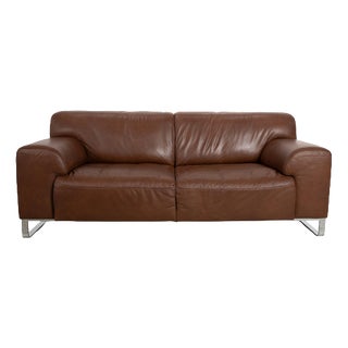 Alessiio Leather Two-Seater Sofa from Willi Schillig For Sale