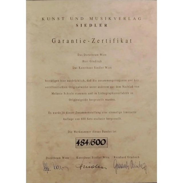 This lithograph from the portfolio ''Egon Schiele'' is a reproduction of ''Kirche von Bozen'', an original artwork...