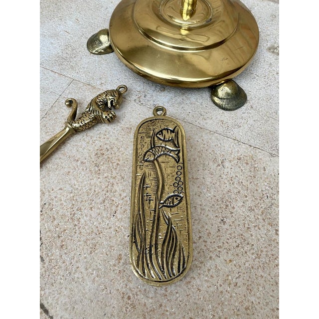 Early 20th Century French Bronze and Brass Valet Stand Dressboy, 1940s For Sale - Image 13 of 16