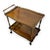 Mid-Century Modern 1950s Vintage Serving Bar Cart For Sale - Image 3 of 3