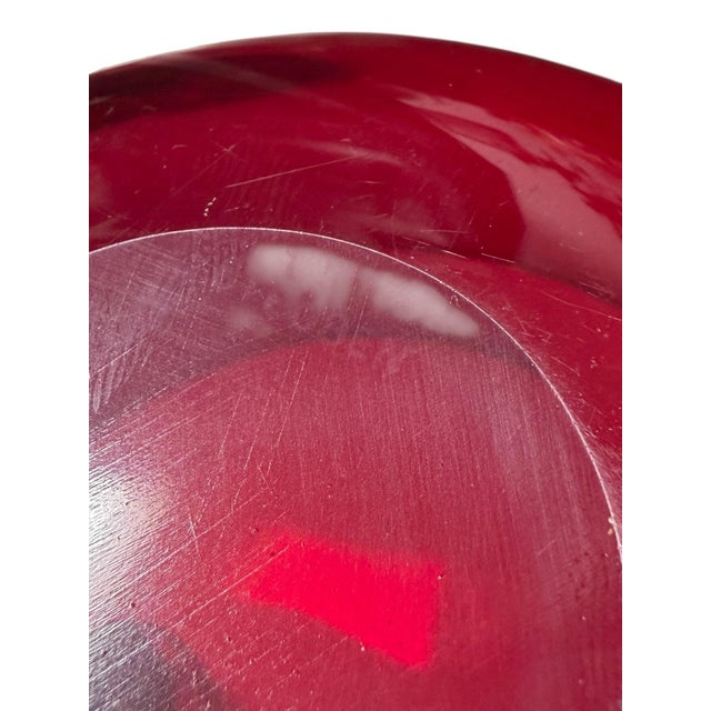 Set of 4 Steuben Red Crystal Finger Bowls - Frederick Carder For Sale In Los Angeles - Image 6 of 7