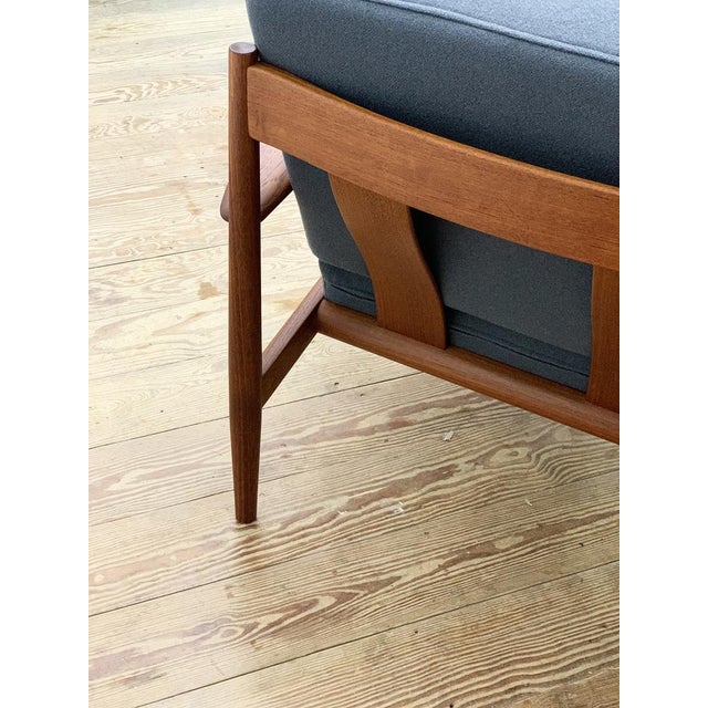 Brown Mid-Century Danish Modern Armchair by Grete Jalk for France & Søn, 1960s For Sale - Image 8 of 14