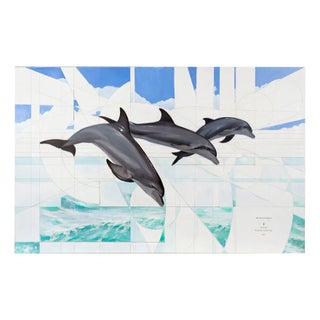 Elmar Magerram, Tursiops Truncatus, 2000s, Oil on Canvas For Sale