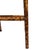 Antique English Tortoiseshell Bamboo Tall Side Table or Plant Stand, Circa 1900 For Sale In Oklahoma City - Image 6 of 11