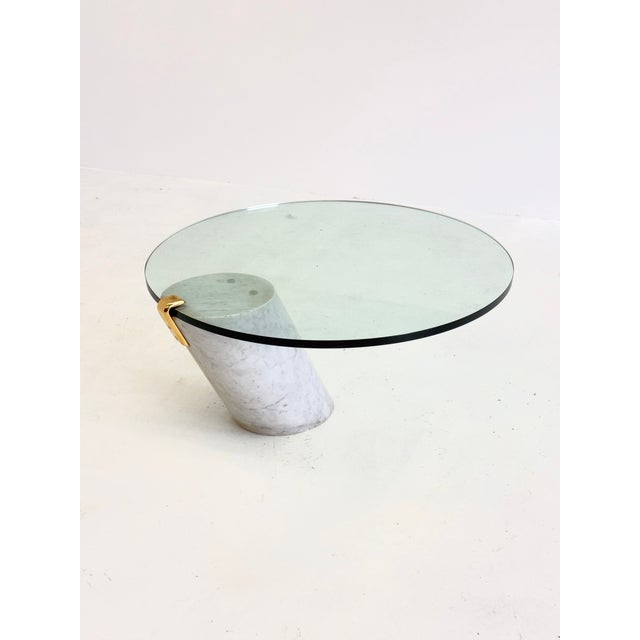 Mid-Century Modern K1000 Coffee Table in Marble attributed to Team Form AG for Ronald Schmitt, 1970s For Sale - Image 3 of 12