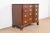English Kindel Furniture Georgian Carved Mahogany Block Front Chest of Drawers, Newly Refinished For Sale - Image 3 of 12