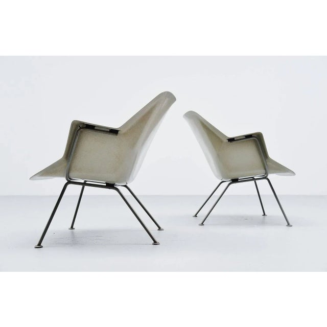 Set of Polyester Chairs Model 416 attributed to Wim Rietveld for Gispen, 1957 For Sale - Image 9 of 13