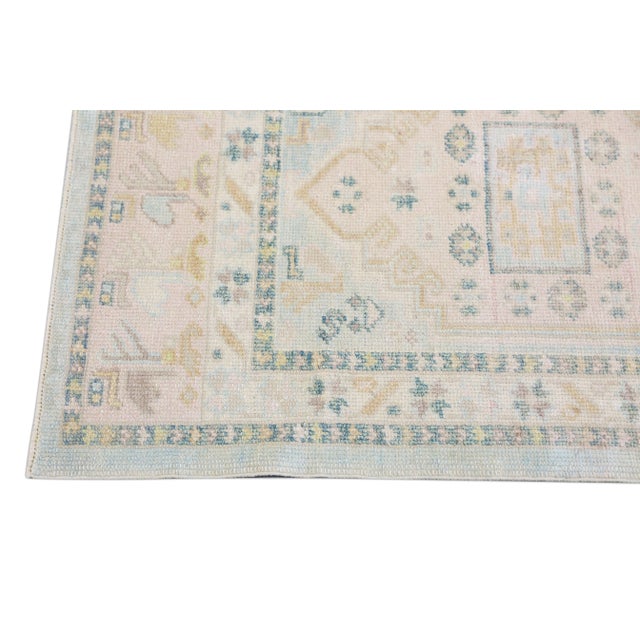 Early 21st Century Modern Turkish Oushak Rug 2'11" x 7'3" For Sale - Image 5 of 10