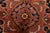 Red Heriz Rug 8’1” X 11’3” Red Wool Vintage Traditional Hand-Knotted Carpet For Sale - Image 8 of 15