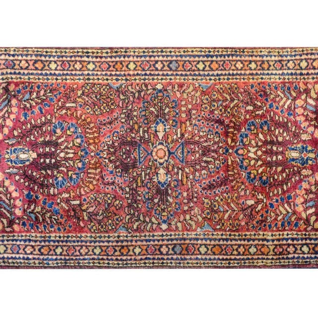 Traditional Early 20th Century Sarouk Rug For Sale - Image 4 of 11