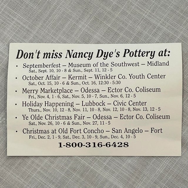 Vintage Handcrafted Signed Ceramic Vase For Sale - Image 12 of 12