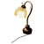 Glass French Bronze Toleware Conservatory Table Lamp, 1960 For Sale - Image 7 of 7