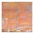 Rebecca Koury Original "Moving Light" Amber Coral Contemporary Abstract Painting, Acrylic on Canvas, Carmel California Art, 2021 For Sale