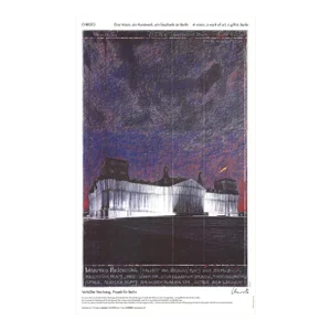 Javacheff Christo Wrapped Reichstag, Project for Berlin, 1993