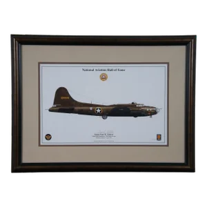National Aviation Hall of Fame B-17 Gremlin Major Paul W. Tibbets Bomb Squad, Signed and Numbered