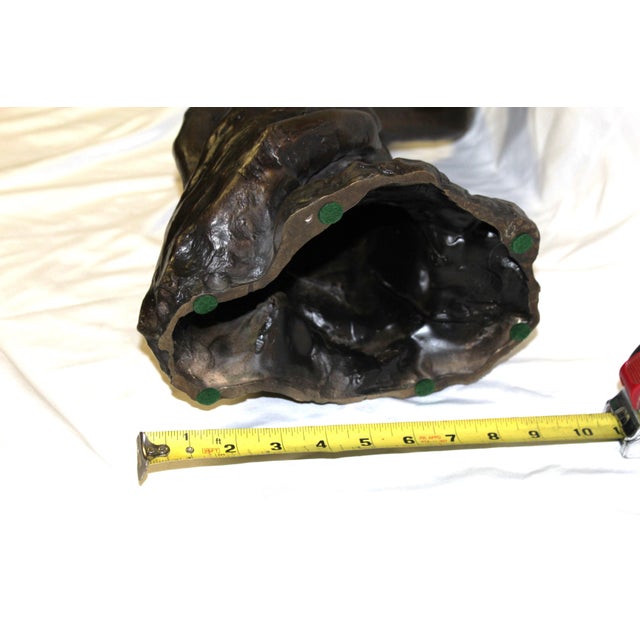 1990s Art Nouveau Sculpture of Hands Bronze Casting after Rodin Impressionism style For Sale - Image 4 of 18