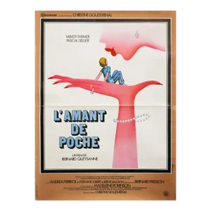 1978 Original French Film Poster, "L'amant De Poche" (The Pocket Lover)